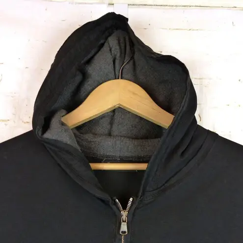 Bad Spirit Massimo Sabbadin Skull Hoodie Womens L Black Crossbones Sequins Italy Size L