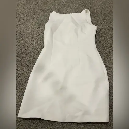 Meshki  White Mini Dress #graduation