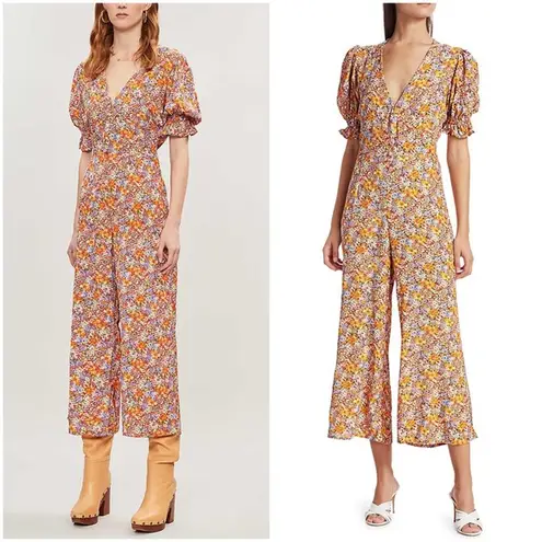 Faithfull the Brand Floral Wide Leg Jumpsuit