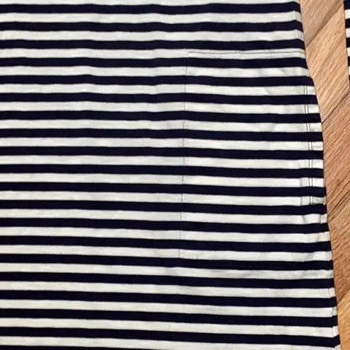 Toad & Co Windmere II Dress Navy White Striped Size xsmall