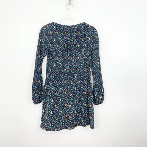 Maje Rockina Floral Print Mini Dress