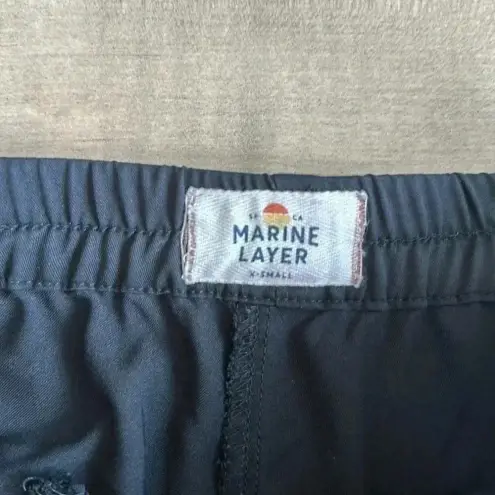 Marine layer Allison Pants Lightweight in Black Sz XS
