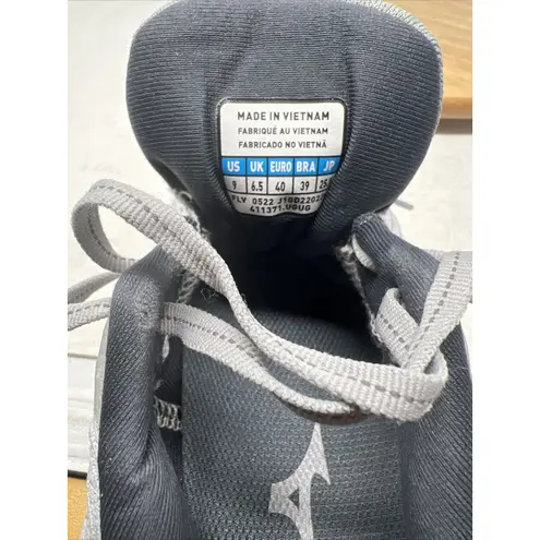 Mizuno Sneakers Womens 9 Wave Sky 6 Running Ultimate Gray Purple 411371 - Image 2