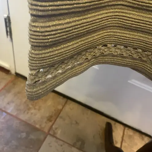 Karl Lagerfeld GOLD SWEATER DRESS MEASUREMENTS PROVIDED