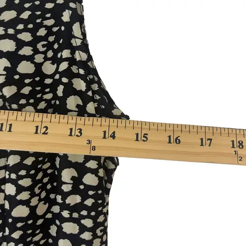 Nine Bird Y2k Women's Size Small Spot Key Hole Open Back Mini Dress Black