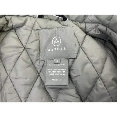 Aether Women's Vega Gray Vest, Sleeveless Insulated Outerwear, Size 3 Vest