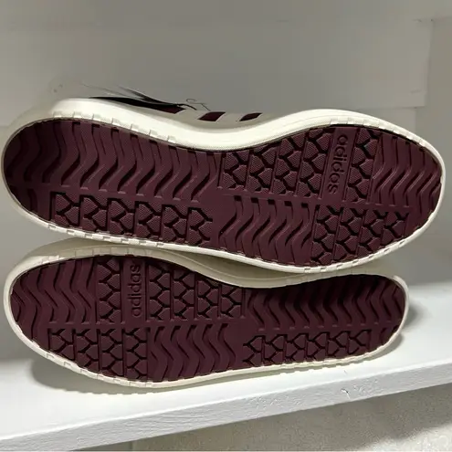 Adidas  Maroon white VL Court Bold. Size 10.BNIB.