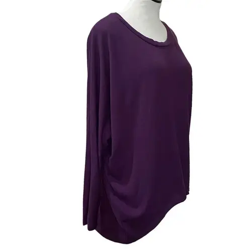 Zanzea Oversized Batwing Lightweight Pullover Sweater Size Large Purple