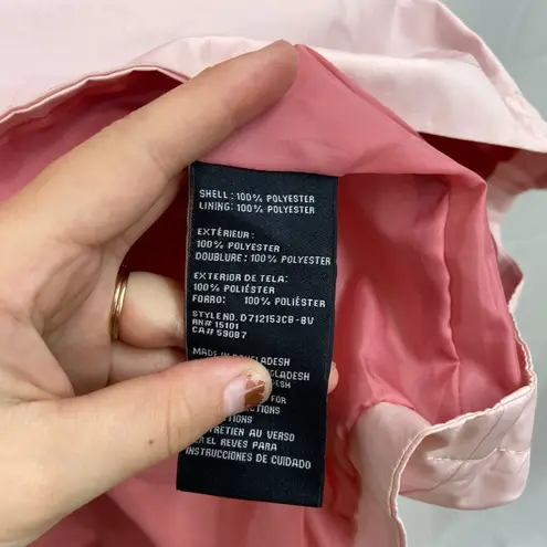 D.e.t.a.i.l.s INTL women's pink tricolor full zip hood windbreaker track jacket Size 3X