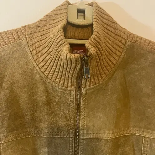 Eddie Bauer  seattle suede  Tan Sweater jacket