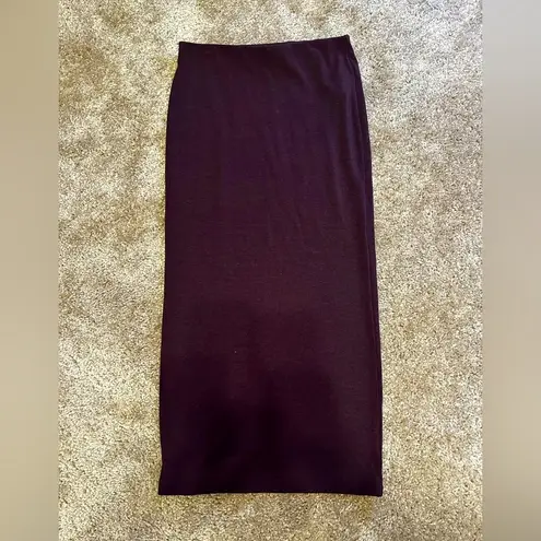 Forever 21  Casual Pencil Midi Skirt Purple/Plum