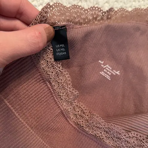 Urban Outfitters Out From Under Mauve Lace Halter Bralette thumbnail 5