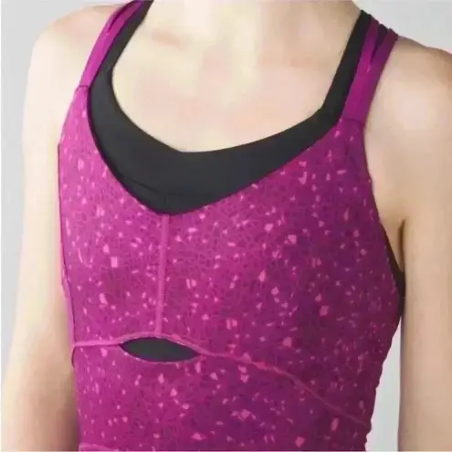 Lululemon  Purr-suit Onesie Paradise Geo Regal Plum Multi purple jumpsuit