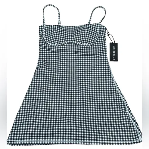 🖤🤍 NWT Kimberly C Black & White Gingham Active Dress – Women’s Small 💫