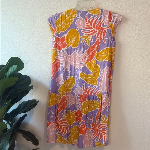 Lokoa the label Colorful Floral Women's Dress XS Purple