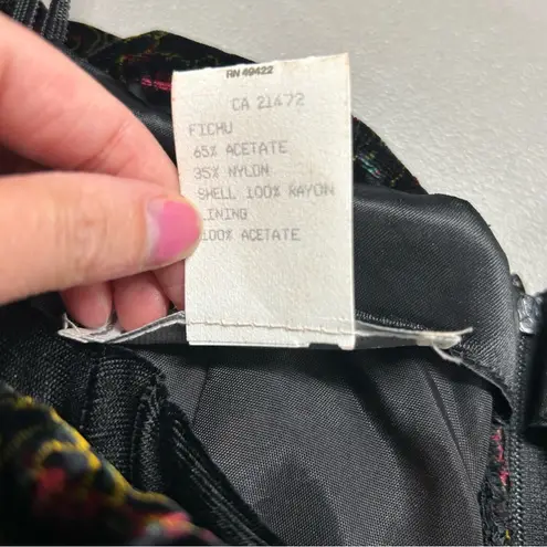 Gunne Sax Jessica McClintock Dress 80’s Homecoming Prom Velvet Sleeveless