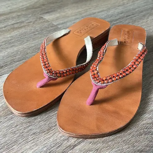 Mystique Boutique Gem Thong Sandals Size 10