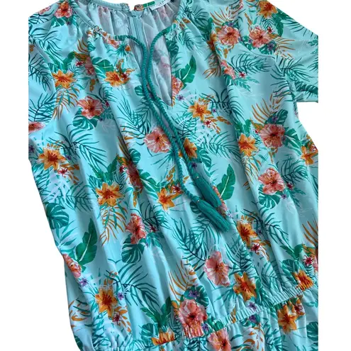 Cabana Life Pockets 3/4 Ruffle Sleeve Non