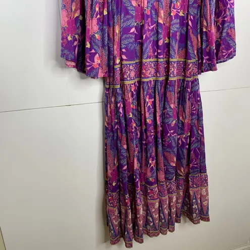 Spell & the Gypsy Collective Bianca Boho Maxi Lavender Wisteria Dress Purple Size XS
