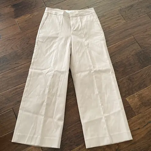 Everlane  The Wide Leg Structure Pants in Tan Size 2 NWOT