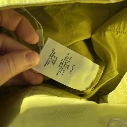 Tibi  NWT High-waist Wide-leg Cropped Jeans‎ In Mustard Yellow Size 2 - Image 9