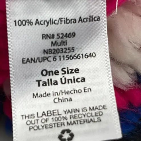 Talla unica large colorful scarf 72βx13β