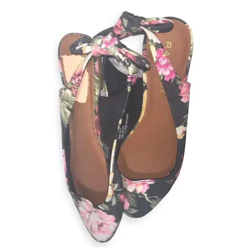 Rampage  Denim Floral Flat