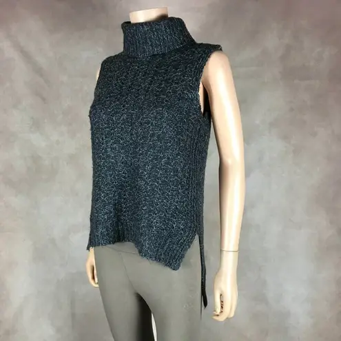 LORD & TAYLOR Sleeveless Turtleneck Sweater NWOT XS Gray