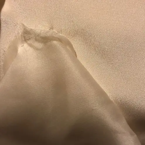 Marchesa Notte Ivory Silk One Shoulder Dress