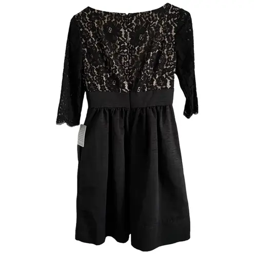 Eliza J NWT . Lace & Faille Mini Dress Size 4 Nordstrom Cocktail Evening Formal