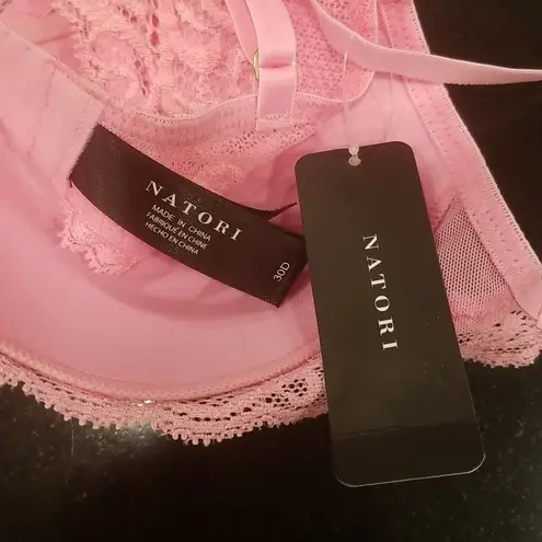 Natori ๐๐ Feathers Underwire Contour Bra ~ Posy Pink 30D NWT