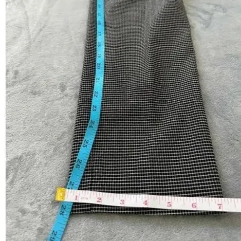 Hilary Radley Black & White Check Slim Fit Ankle Trousers Women’s Size 10