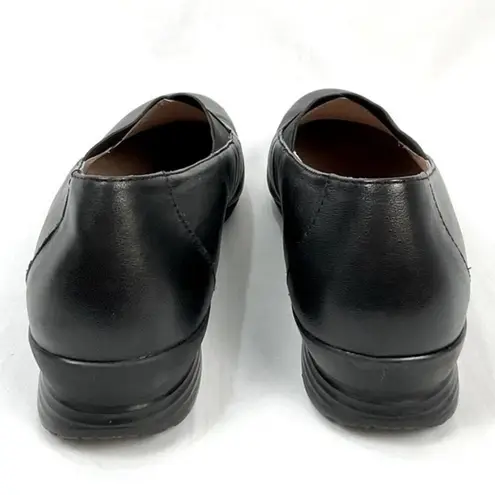 Dansko  Ann Slip On Shoes Leather Sz 40 in Black Nappa Comfort Shoes Loafers