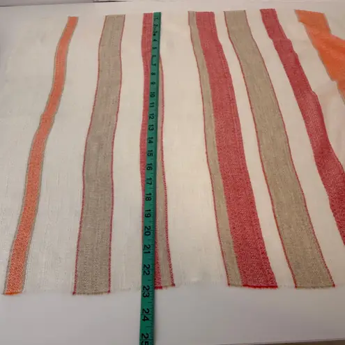 Floreiza Fringed Striped Wrap Rectangular Scarf Boho Cozy Fall Artsy Gypsy Style