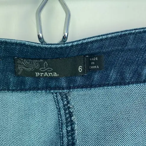 prAna | Kara Stretch Denim Jean Mini Skirt sz 6