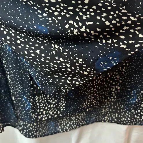 Buddy Love Dot Pattern Blouse Size Large Black