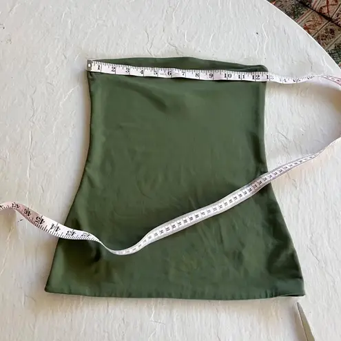 Babaton Aritzia Contour Second Skin Tube Top in Sagesse Green Size S