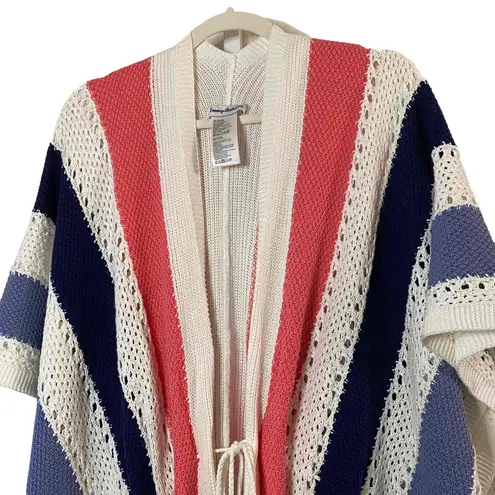 Tommy Bahama  Womens Tassel Tie Front Crocheted Poncho Swim Cover-Up‎ Size OS - Image 2