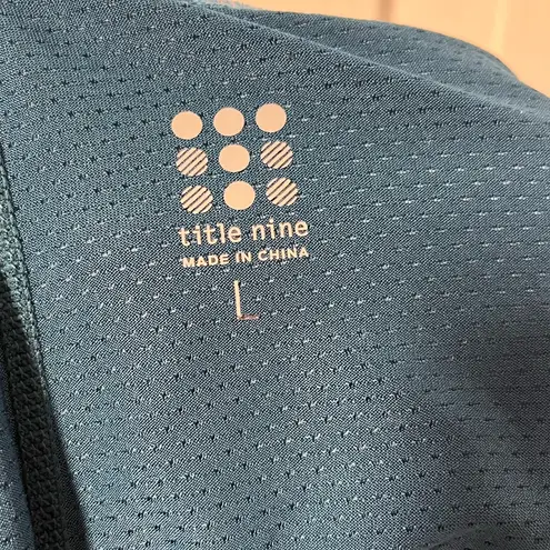 Title Nine Diamalete Blue & Gray Skirt Skort Pockets Golf Tennis Pickleball L