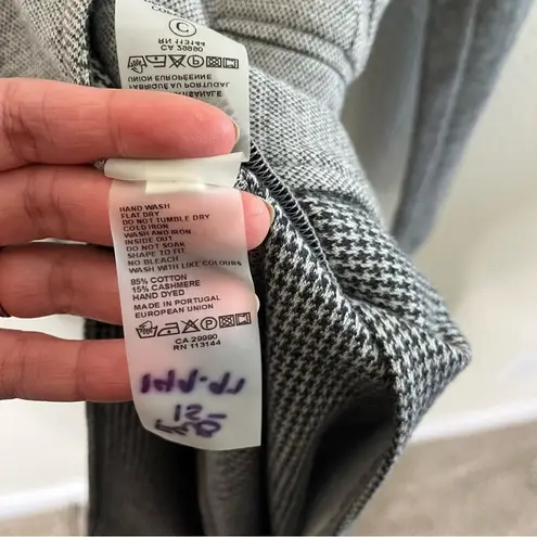 Majestic Filatures Longline Blazer Cashmere Cotton Gray Womens Size 3 / US M Size M