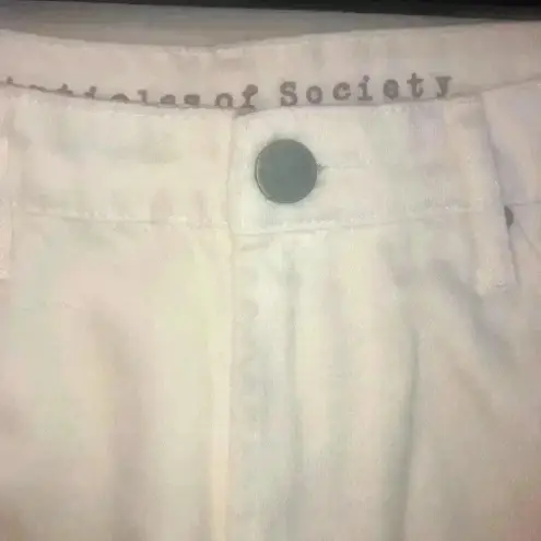 Articles of Society  white distressed shorts 27 NWT