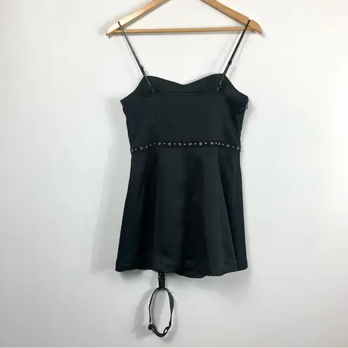 Punk Rave Black Studded Dress and Garter