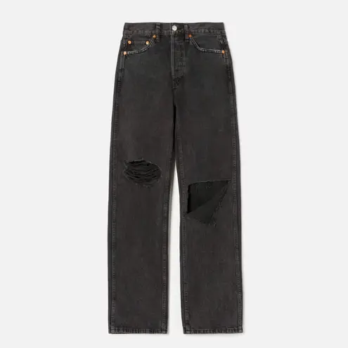RE/DONE High Rise Loose Jean Size 24