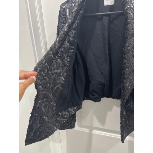 ANINE BING Black Sequin Jacket Sz XS