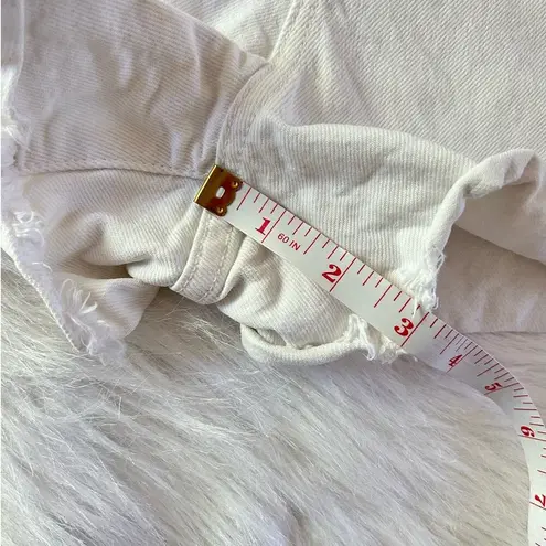 Madewell  The Perfect Jean Short in Tile White High Rise Western Size 25 | 2