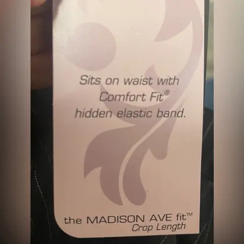 Investments  crop pant. Pin stripe. Size 14.