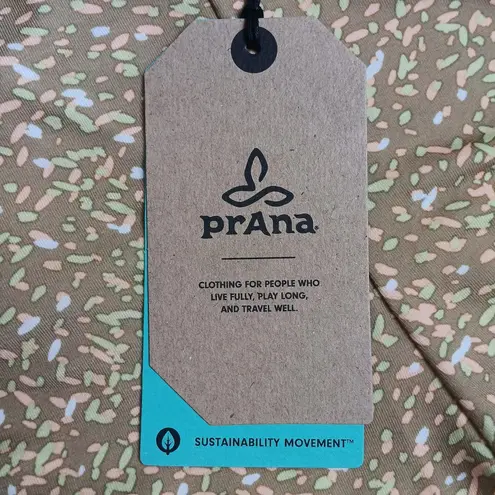 prAna Opal Dress Women's SMALL Racerback Athletic Straw Speckles NEW NWT