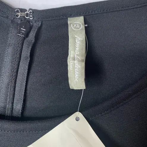 Hanna Andersson black jersey knit dress XL