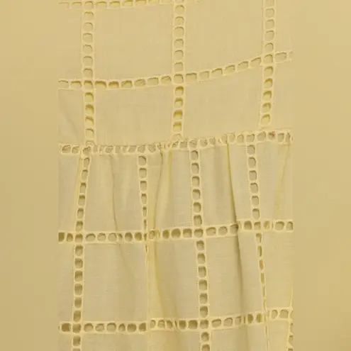 Petal and Pup Alyah Maxi Dress size Large yellow eyelet lace