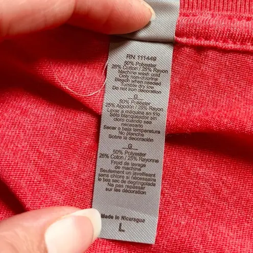 NWT Cleveland Guardians MLB Baseball Red Super Soft Long Sleeve T